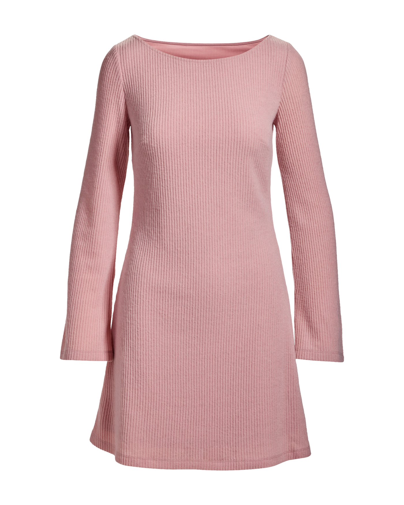 Casual Ribbed A-Line Dress
