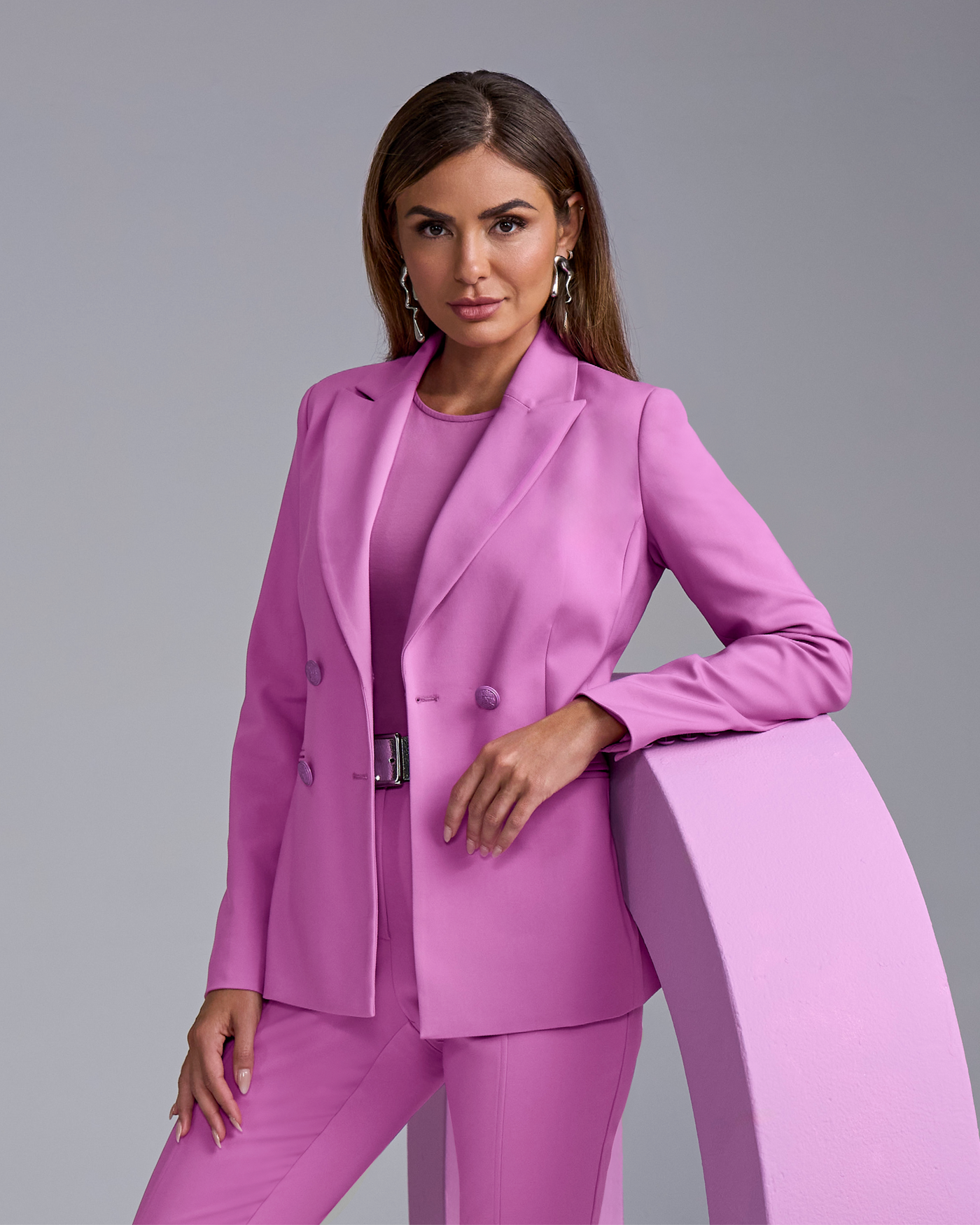 Modern Double-Breasted Blazer